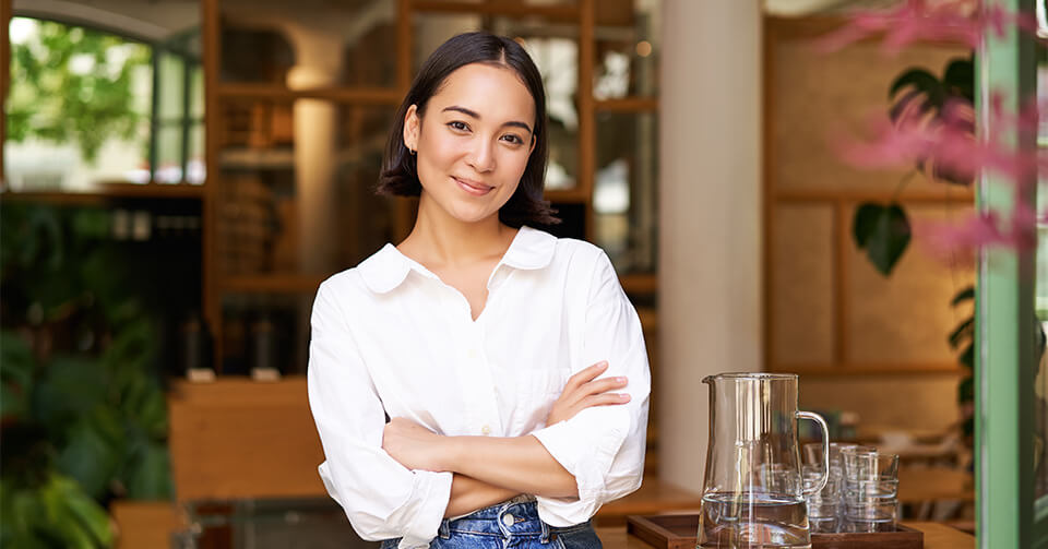 Anna, eigenaar van een restaurant